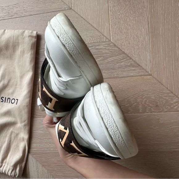 Louis Vuitton Frontrow Calfskin Monogram Sneakers - Picture 12 of 16